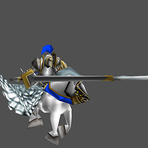 Pegasus Knight on Ground