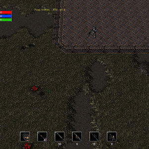 Interface with weapons and ammo counter