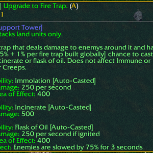 Green TD Evo - Fire Trap