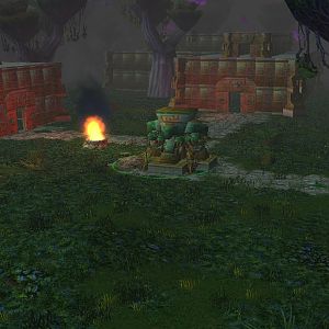 1st Scene. Yes it's a naga base in the forest.