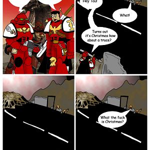 Warhammer christmas truce by CursedChaos