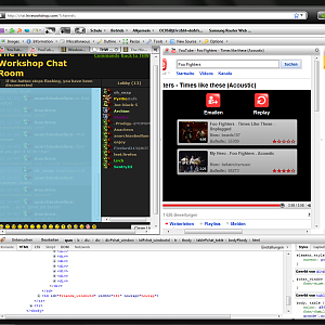 I love programming webpages, so this is how my firefox can look like.

(Actually I can decide what I need.)