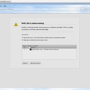 Firefox lamed for a change