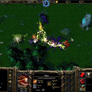 A crazy Furbolg fighting an army. aka me testing the map =)