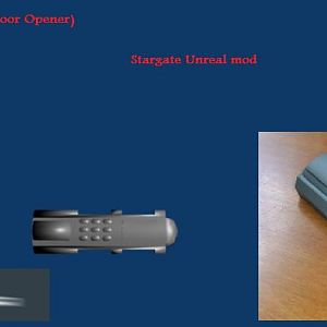 GDO (Garage Door Opener) from the Stargate series. Made for the Stargate mod at StargateUnreal.com

model is untextured as of yet, but it will have