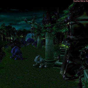 An ancient night-elf village ruined by the rampage of the forest. Now blood hungry wolves dominate this ancient village, seeking to appease their hung
