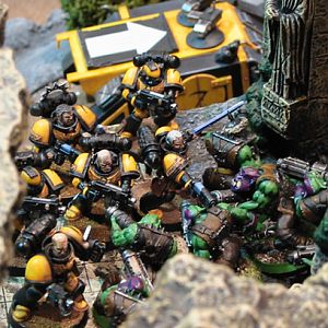 Orks and Scythes clash in this diorama series starring the Scythes of The Emperor. Located on the 'Scythes of The Emperor' website.