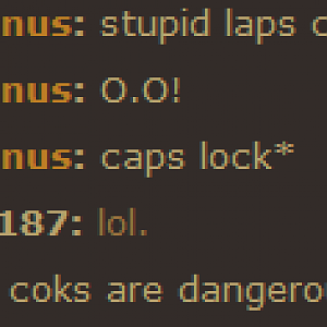 laps cock's are dangerous.