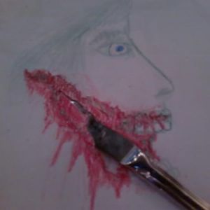 Drew it on my table at the Macaroni Grill.