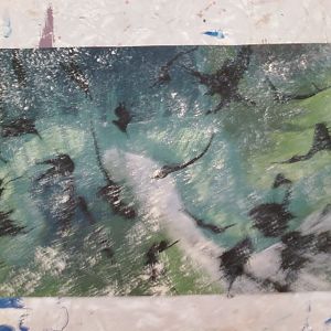 "Confluence" Done in acrylic.