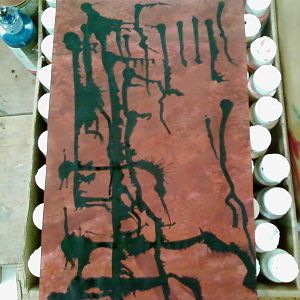 "My Flag" Done in acrylic.