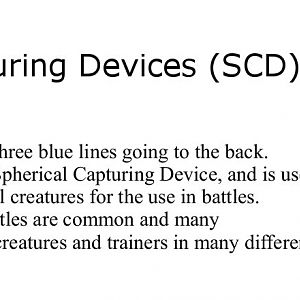 Spherical Capturing Device (SCD) the three lines outline the round button.