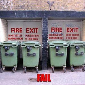 Lets get the heck outta here!Wait a sec, what do these bins want there!?!!?