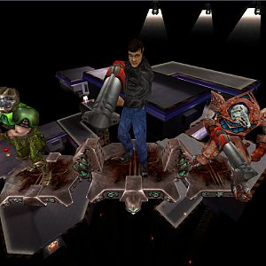 It's me as a custom skin for Bitterman and I'm here to blast you off in the Arena.

Yeah, I cheated by using photos of me and my clothes to make thi