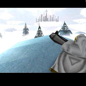 A weary traveler makes it to the top of the mountain, and discovers something quite interesting...