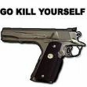 (Dead with a note saying ..........Stuff.)
