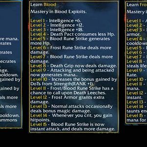 Talents DeathKnight