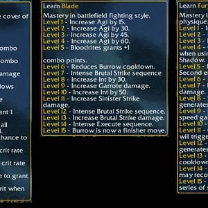Talents Infiltrator