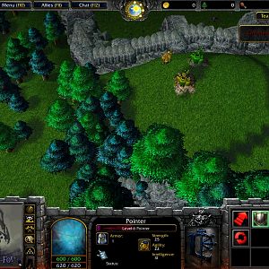 Goblin's Corner, a goblin merchant offers merchandise to those who have just saved him from danger.