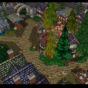 1st city. 2 enterable houses, 4 trainer for diffrent classes, food, weapon and armor merchants, and maybe i will add a riding trainer (i got a stable