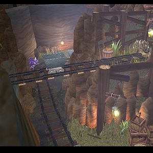2nd Dungeon/Mine. 1 or 2 quests, gold and iron ore.