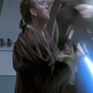 Jedi vs Old Lady = FAIL