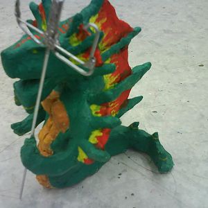 I have completed him :D
I had a 9 for it :3
he now has trident and fixed miss painted spots
going to take it home tomorrow :D
