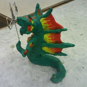 I have completed him :D
I had a 9 for it :3
he now has trident and fixed miss painted spots
going to take it home tomorrow :D