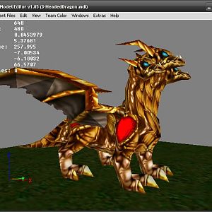 my 3-headed dragon model.

i think it looks cool :3
