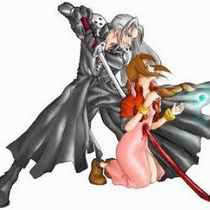 Sephiroth and Aeris