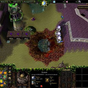 Damage caused by Rain of Chaos.