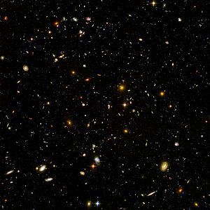 Hubble Ultra Deep Field Black point edit

This was found by pointing the Hubble at a black area in space... epic