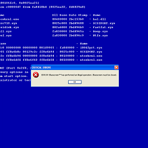 Bluescreen fail!