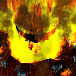 At the midst of the Hippy Peon civil war, an unknown extremely powerful force bursts from a volcano in the middle of battle and wipes out a large port