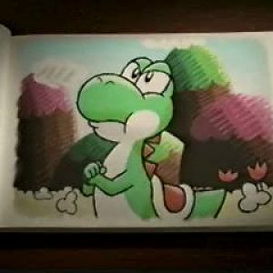 Why is Yoshi so determined in this frame?
