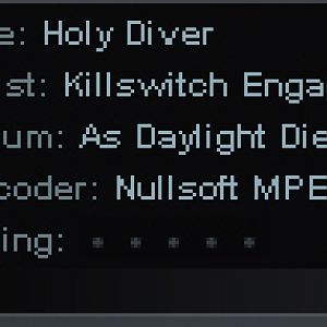 Winamp Fail - this wouldn't be so bad if it didn't get an album from what is pretty much the opposite genre