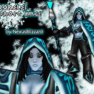 My Frost Mage skin for Elemental Clash.