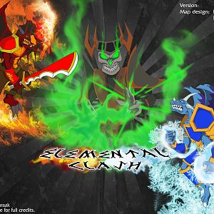 Elemental Clash Wallpaper V7