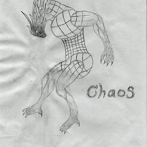 Chaos
Another demon from the chaotic plane.
The swirly lines around it are on purpose.
Also from Rafia.