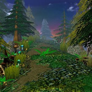 Path that leads up to the Forgotten Castle.