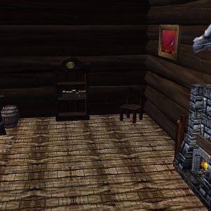 Another view of inside a house from the first village.