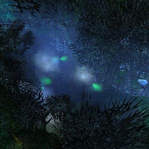 Spooky shortcut-forest way, I wouldn't go there.