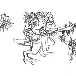 A Lizardman warrior