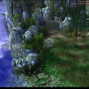 Cave near Waterfall
