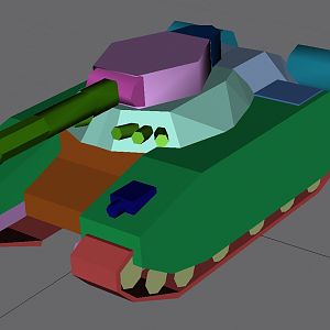 A pro tank, i'll submit it if its ready for the "Tank modelling contest" First try of full scale modelling and animation, i hope i do well, in my "Ina