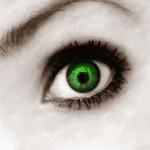 my first tries at CGI

the eye of one of my classmates