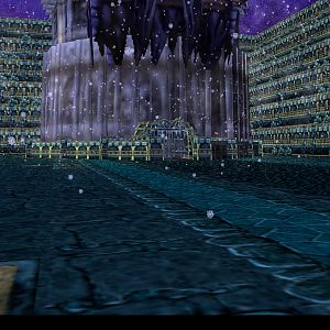 This is the Citadel itself, it's 120 meter height, and can only be damaged with holy might. Because this is the evil side!
The whole kingdom is under