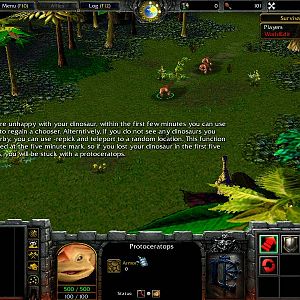 Two male and 1 female Protoceratops. Walking shortly after the beginning of the game.