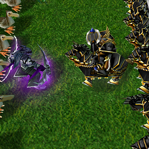 Illidin has heard of Trolman's slaughter and has teleported to Zul'Aman with his Grouse Peacekeepers and confronted Trolman. Illidin then told Trolman