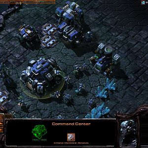 A Terran Base in production